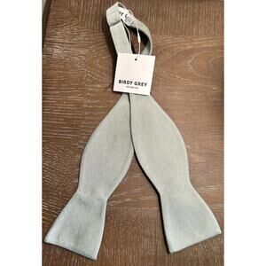 NWT BIRDY GREY Sage Matte Green Style DANIEL 2.5" Polyester Cotton Bow Tie bt-58
